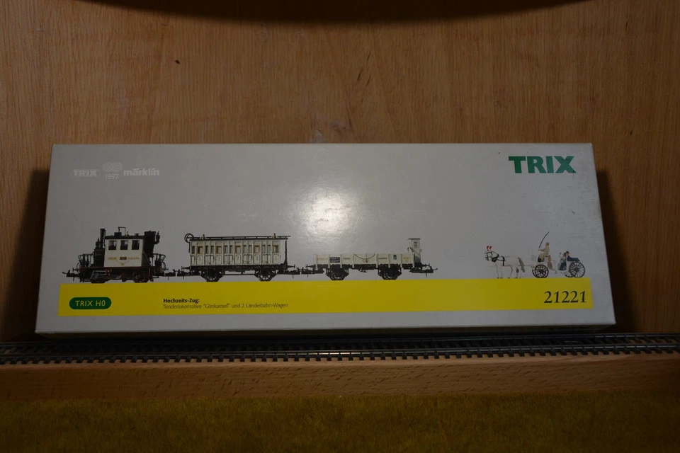 TRIX 21221 - Dampflok : Glaskasten - DC - OVP - Papiere - NUR LOK !!!!! - Bild 2 von 4