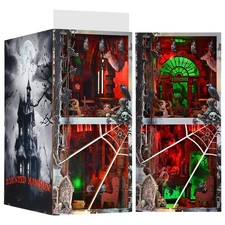 fifijoy Haunted House Halloween Book Nook Kit - Spooky Shelf Insert Diorama