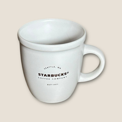 Starbucks 2016 Coffee Mug Cup Seattle WA Est 1971 3 oz White Cup