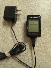 Lezyne Macro GPS Bike Computer - GPS, Wireless, Black - WORKS TESTED.