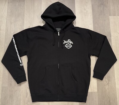 Jelly Roll x Harley Davidson Beautifully Broken Full Zip Black