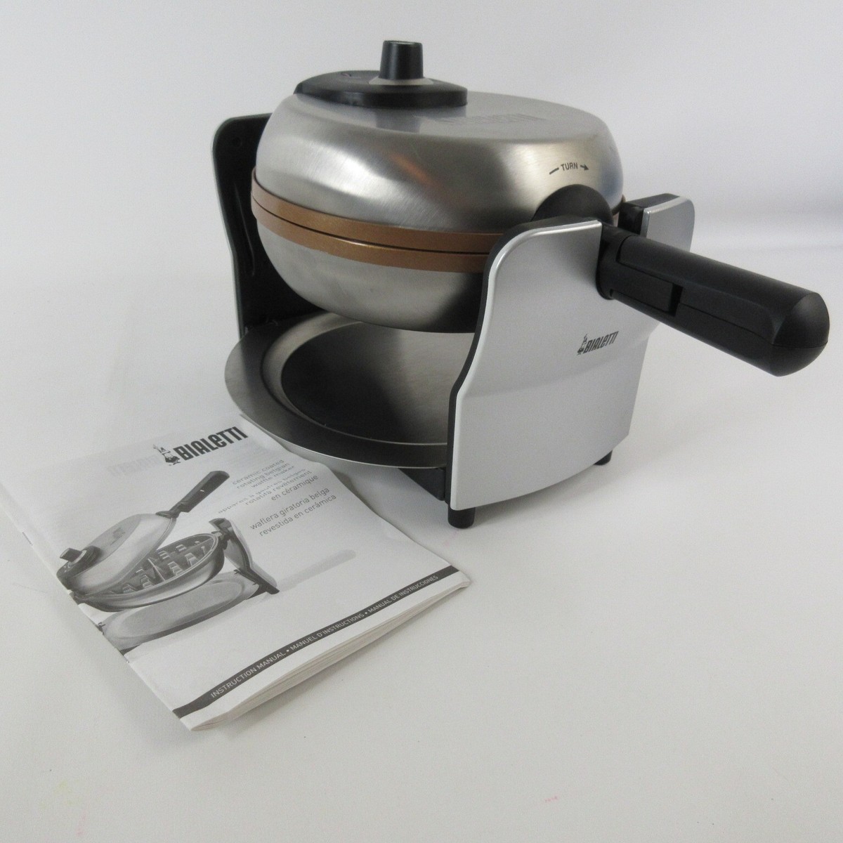 Bialetti Electric Copper Griddle Electric Skillet With Lid CRUX 12