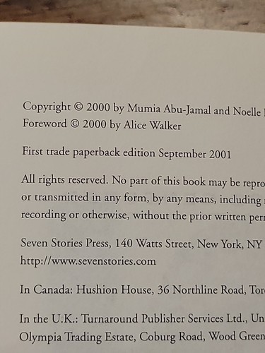 All Things Censored by Abu-Jamal (Paperback) 1st Print - Picture 7 of 7