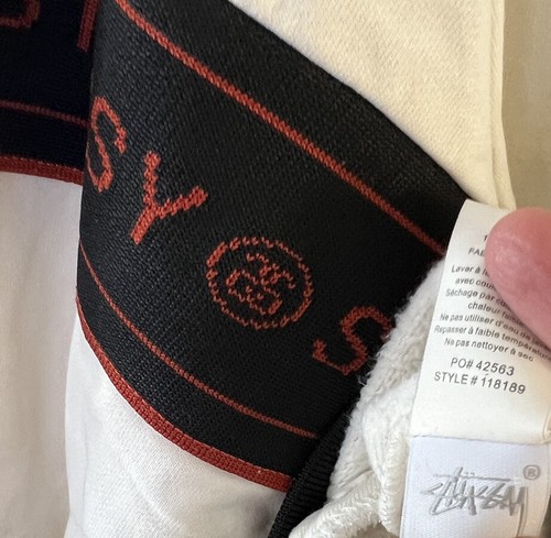 STUSSY rara giacca da uomo streetwear in cotone taglia XL - Foto 5 di 9