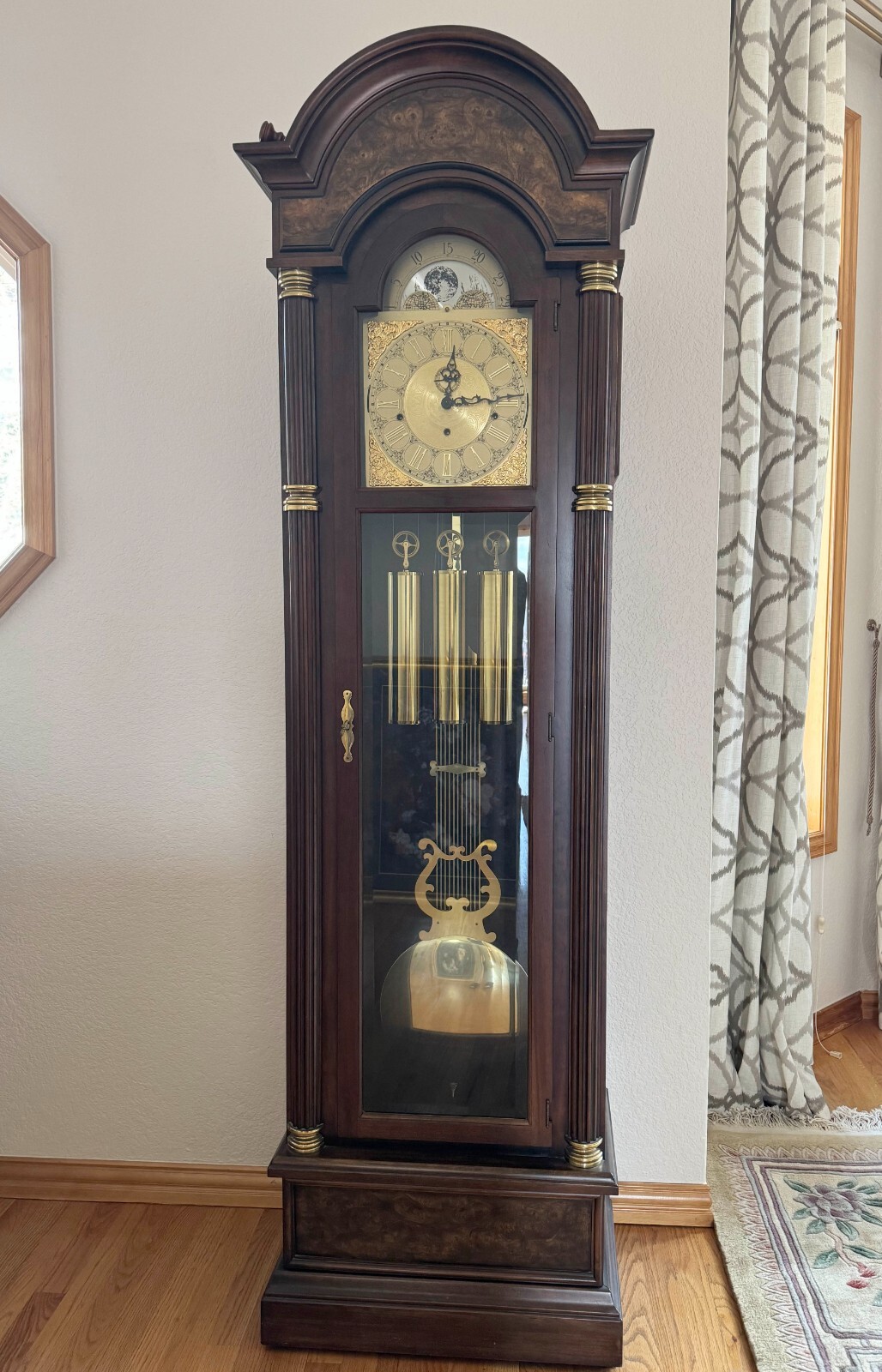 Grandfather Clock TREND by SLIGH. Works Perfectly, in Superb Condition