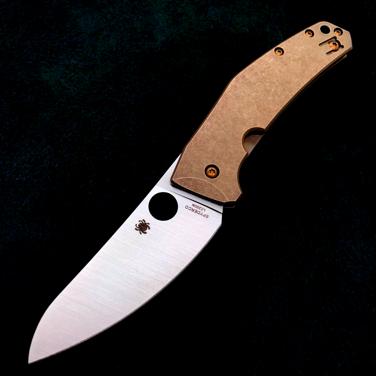 Spyderco C211TIP SpydieChef ~ Marcin Slysz Plain Edge Knife LC200N