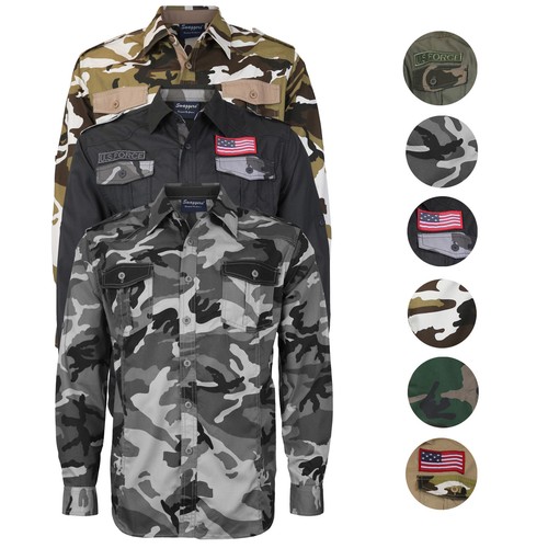 Camo Casual Dress Shirt | eBay