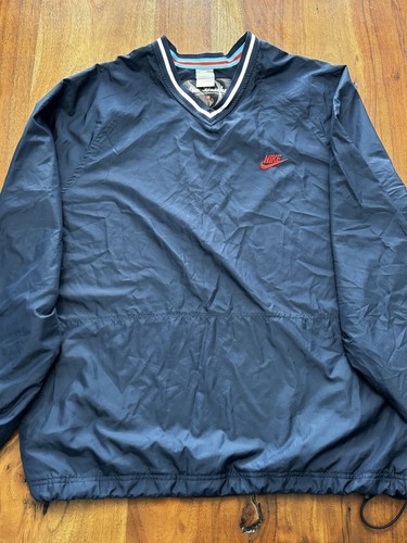 Nike Vintage Baseball 72 Engineered Navy Blue Pullover Windbreaker Men's XXL 2XL - Picture 5 of 16