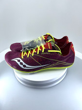 Saucony Endorphin LD4 Women's Size 12 Medium Berry/Red/SLM Track Spikes