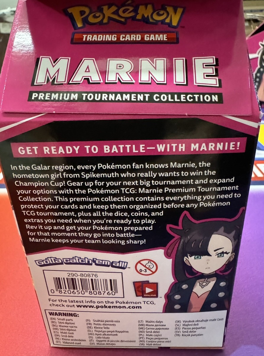Pokémon TCG: Marnie Premium Tournament Collection Trading Card for