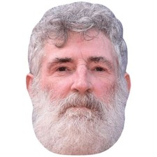 Steve Evets Beard Celebrity Mask, Flat Card Face, Fancy Dress Mask