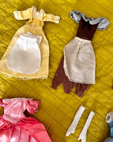 Lot of Disney Princess/Barbie Doll Standard Size Dresses & Clothes 14 Piece Set - Picture 2 of 8