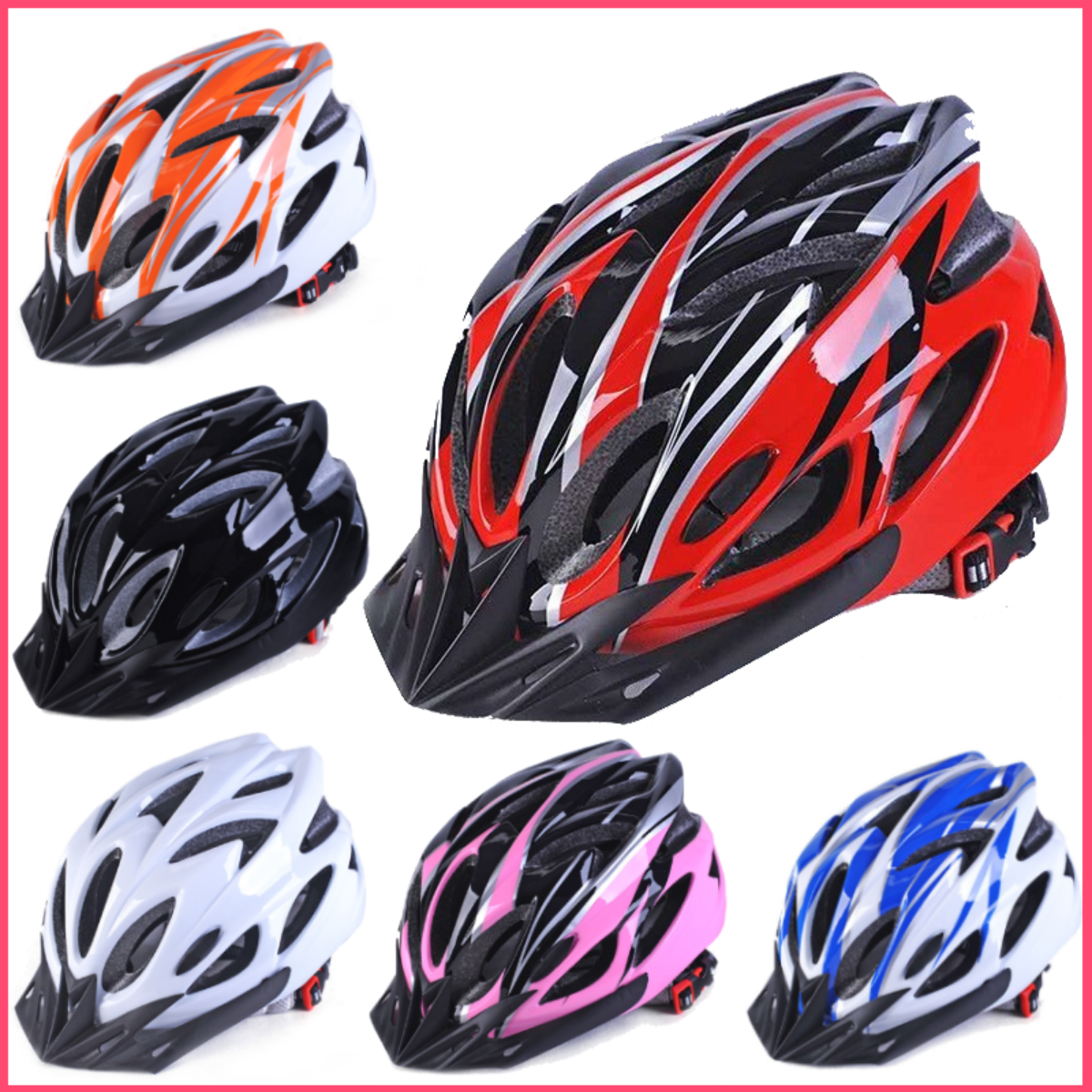 Bicycle Helmet Safety Cycling MTB Adult Mountain Road Bike Adjustable Helmet