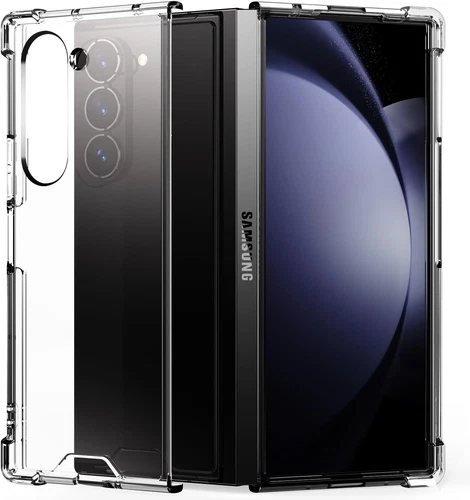 For Samsung Galaxy Z Fold6/5/4/3 5G Folding PU Leather Kickstand Case Hand Strap - Picture 44 of 44