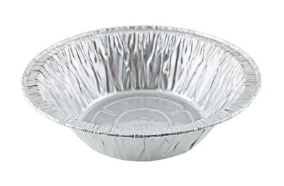 Handi-Foil 5 3/4'' 12 oz. Round Aluminum Deep Meat/Pot Pie Pan Baking Tin 50/PK