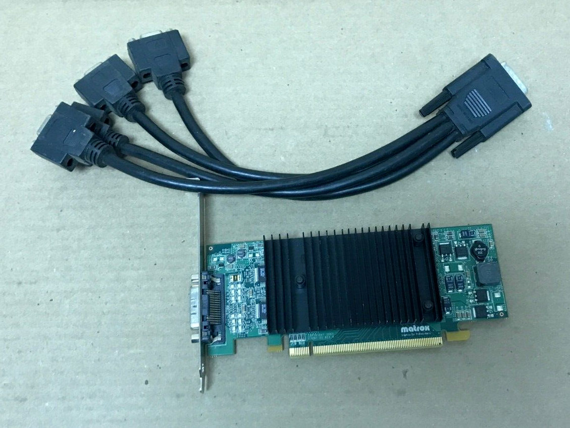 Matrox P69/690 MGIP69-MDDE256 PCIe x16 256 MB Graphics Card with