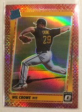 2021 Optic Wil Crowe Rated Rookie #94 Red Dragon Prizm 102/110