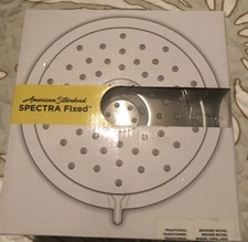 Spectra Fixed 4-Function Shower Head, Brushed Nickel -1.8 Gpm/6.8L new