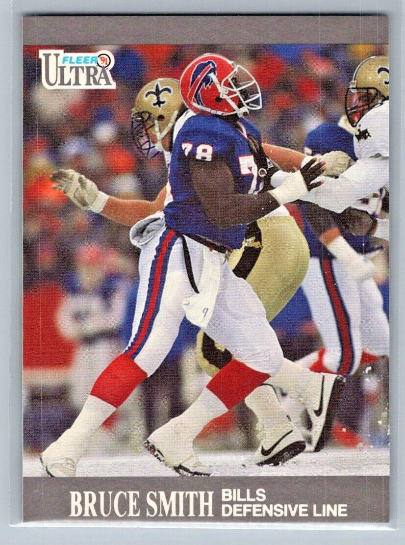 1991 Fleer Ultra Football - Bruce Smith - Buffalo Bills - Base - #8