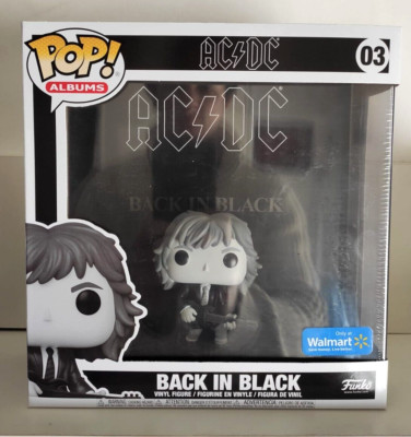 AC/DC POP! Albums Vinyl Figure Back In Black Walmart Exclusive 9 cm ...