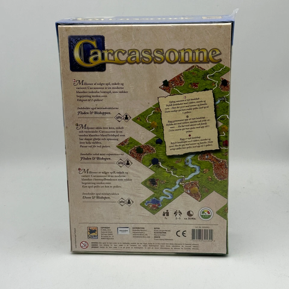 HANS IM GLÜCK Carcassonne Gesellschaftsspiel Neu - Spiel auf deutsch - LESEN - Bild 4 von 4
