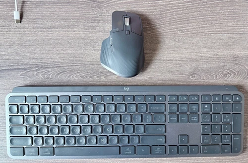 Logitech MX Keys S Combo Wireless Bluetooth Keyboard Set - Black