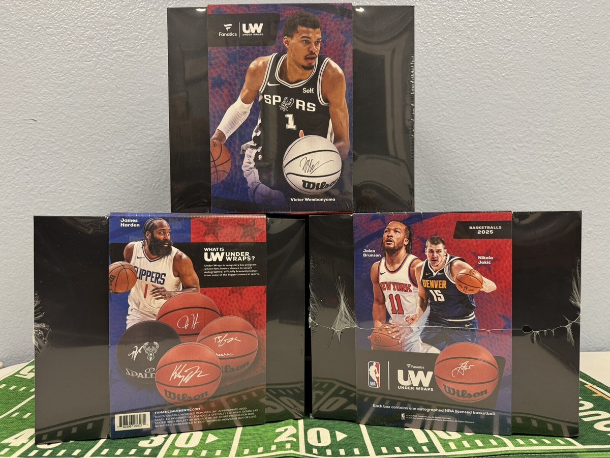 1) NEW 2025 Fanatics Under Wraps Basketball Autographed FACTORY