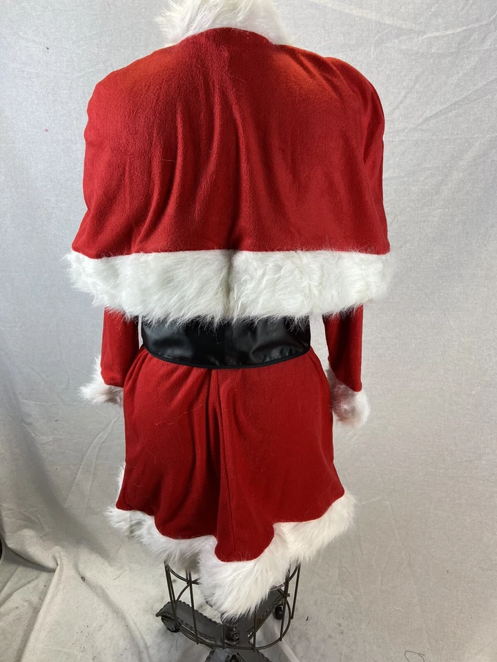 圣诞老人小姐套装女式性感圣诞精灵服装 XL — 第 3/4 张图片