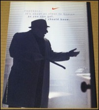 1996 Vince Lombardi Nike Print Ad Vintage Advertisement Green Bay Packers NFL