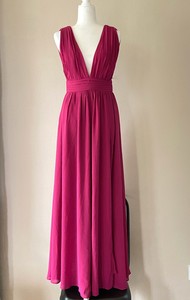 heavenly hues magenta maxi dress