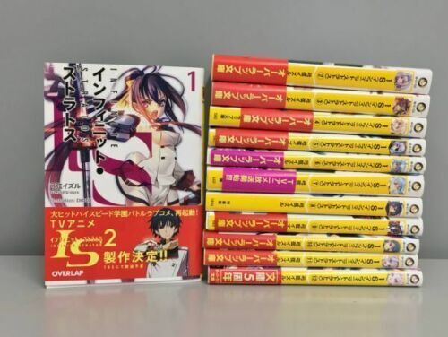 IS INFINITE STRATOS Novel Set 1-12 IZURU YUMIZURU Book Overlap Ver.