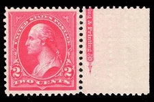 MOMEN: US STAMPS #267 MINT OG NH PSE GRADED CERT XF-90 LOT #92382