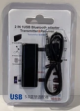 Vikano YET-TR9 2 IN 1 USB Bluetooth 5.0 Adapter Transmitter & Receiver 8-10M nip