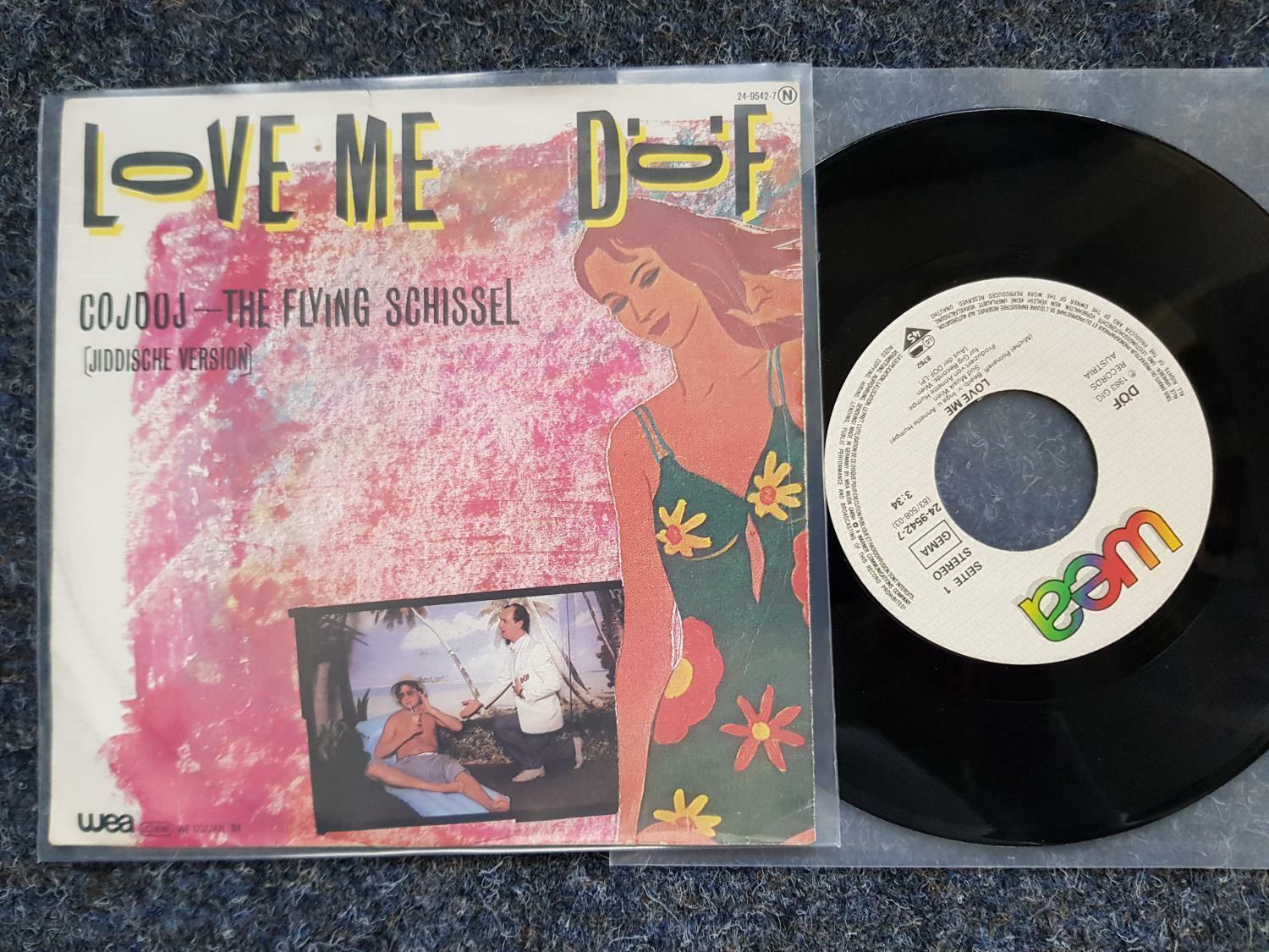 7"" Single Vinyl DÖF - Love me/ Codo Cojdoj SUNG IN YIDDISH