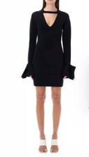 Hera Collection Sweater Dress Style 21494 Black Color Sz Medium Fits Like Small