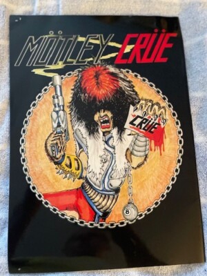 Vintage RARE 1983 MOTLEY CRUE - SHOUT AT THE DEVIL TOUR Book | eBay