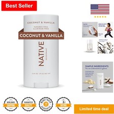 Natural Deodorant - Aluminum Free with Baking Soda, Probiotics  Coconut Oil