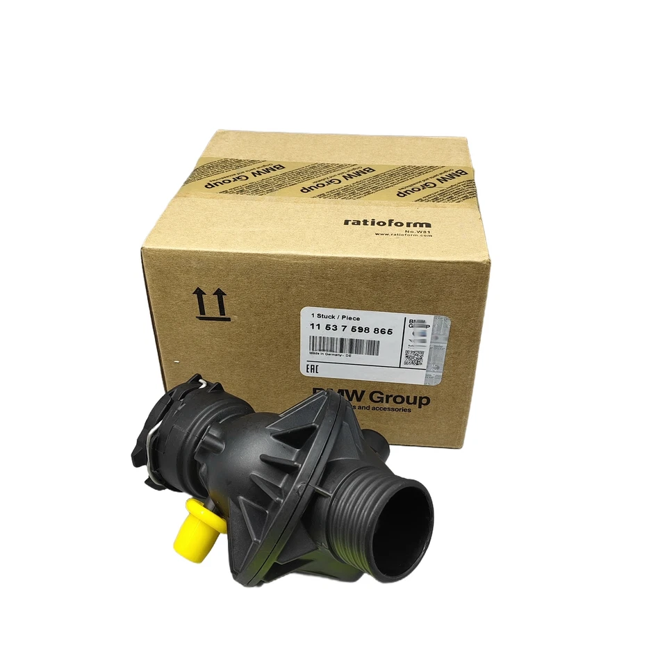 For 2015 - 2019 BMW X6 F16 3.0L WATER COOLANT THERMOSTAT HOUSING OEM 7598865 Foto 2 de 3