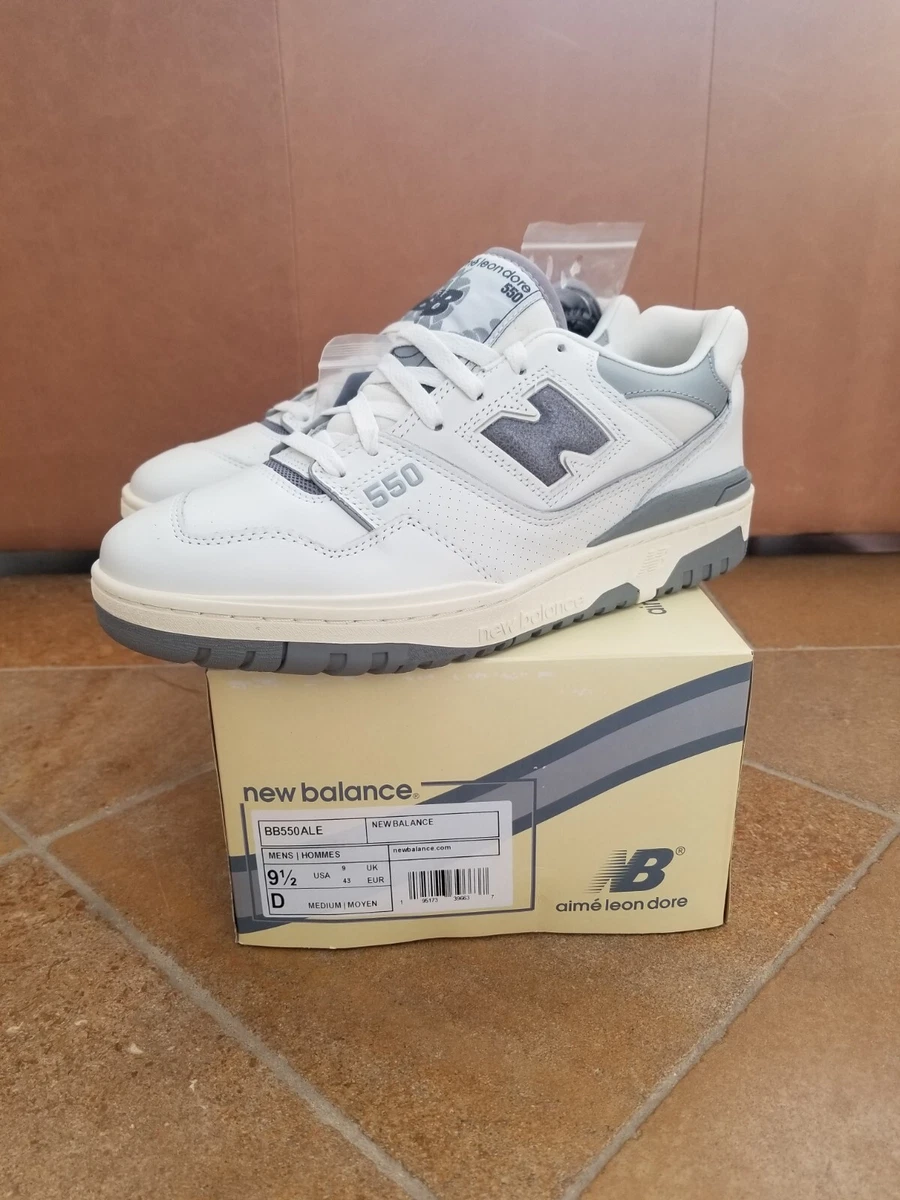 New Balance 550 x Aime Leon Dore White/Grey BB550ALE Size 9.5 M
