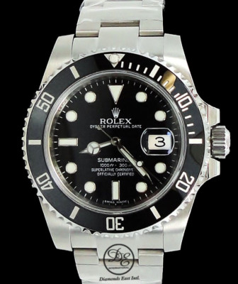 Rolex Submariner 116610 Date Ceramic Bezel Oyster Steel Watch