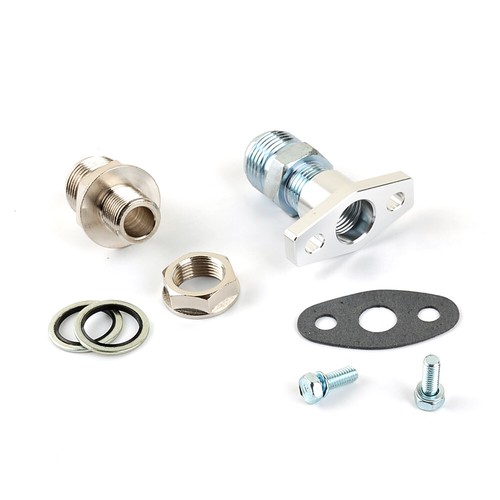 12AN Oil Drain Flange Kit for TD04~TD06 & IHI RHF4 RHB4 RHB5 KKK K04 - Picture 2 of 4