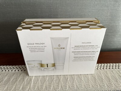 BORGHESE Gold Trilogy Skincare Gift Set- Firming Mask, Night Cream & Exfoliator