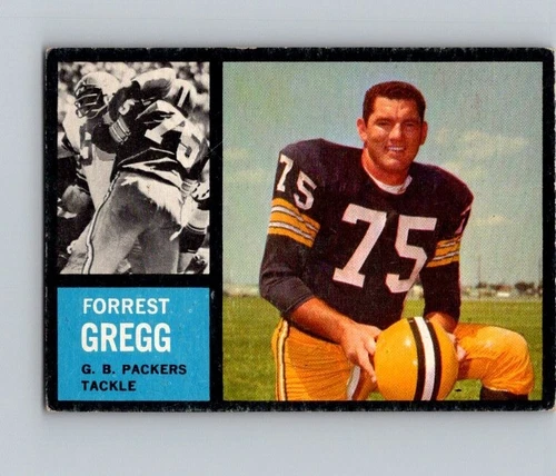 1962 TOPPS FOOTBALL #70 FORREST GREGG                MID GRADE RS