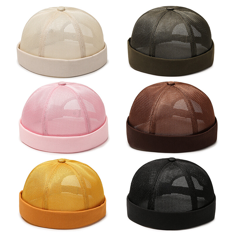 APL Cappelli unisex retrò mesh sailor cap uomo cuffed beanie estivi senza bordi 