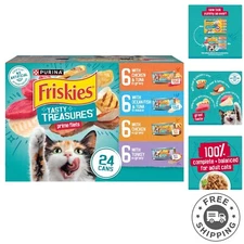 Balanced Nutrition Wet Cat Food Variety Pack - 24 Cans of Real Poultry & Fish