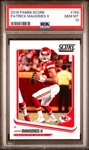 Patrick Mahomes RARE ROOKIE RC PANINI INVESTMENT CARD SSP ROY GEM MINT PSA 10