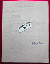 WERNHER VON BRAUN MSFC ROCKET MAN 1959 SIGNED LETTER GALLERY OF HISTORY & SCCS