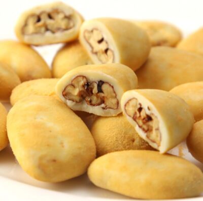 Japanese Popular sweet Candy coat pecan nut chocolate 400g × 3bag from JP 12027