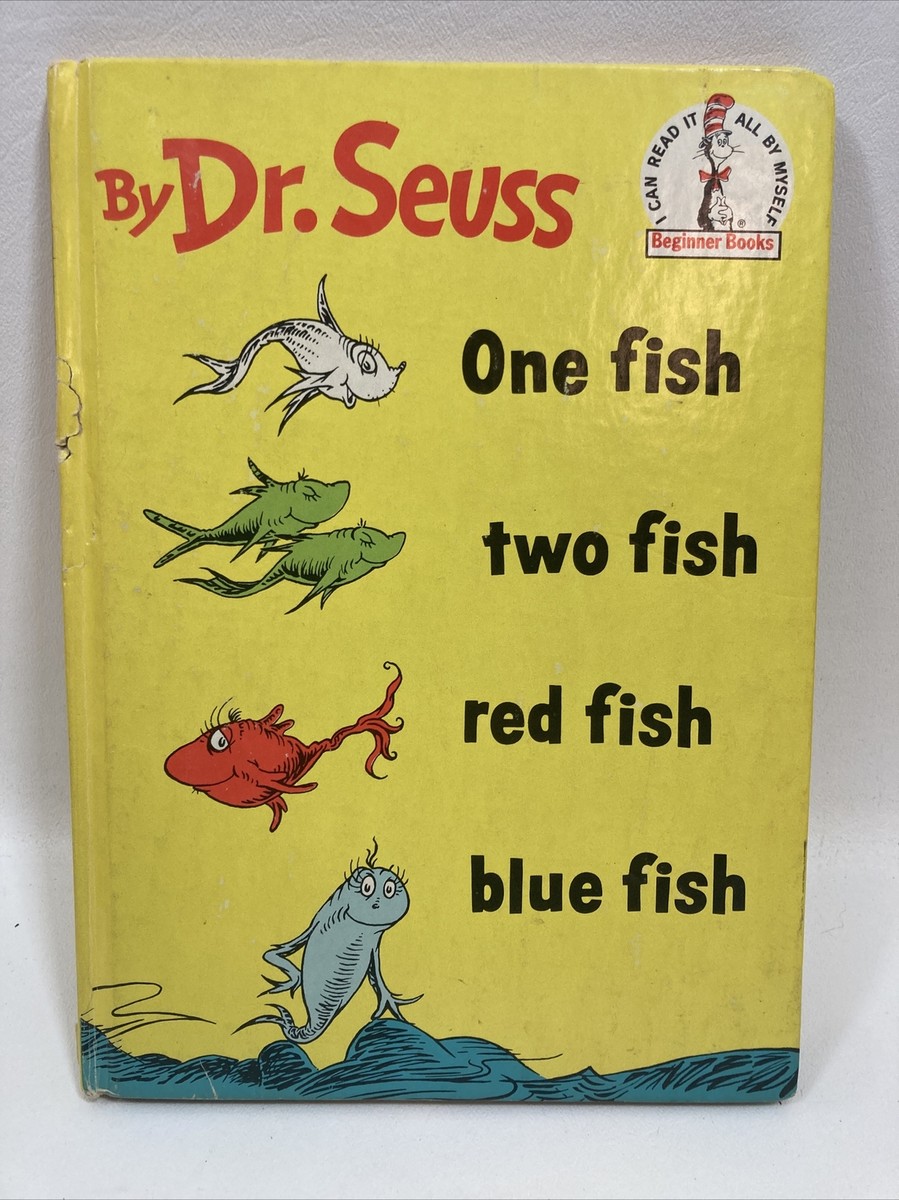 Dr. Seuss Books Lot of 3 Hardcover ABC One Fish Cat In the