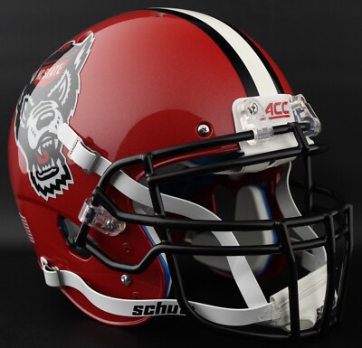 *CUSTOM* NORTH CAROLINA STATE WOLFPACK Schutt Authentic GAMEDAY Football Helmet